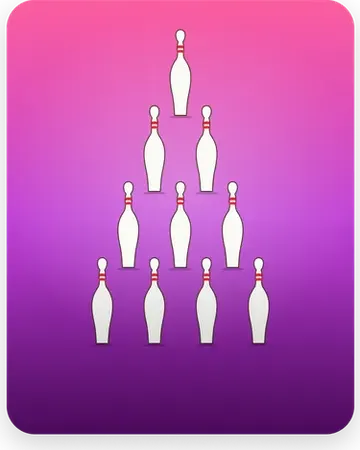 Bowling game tile