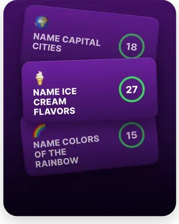 Categories game tile