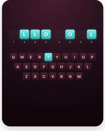 Cryptogram game tile