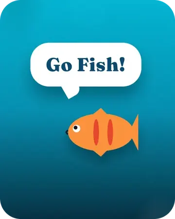 Go Fish game tile