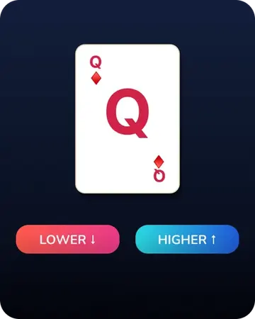 High or Low game tile