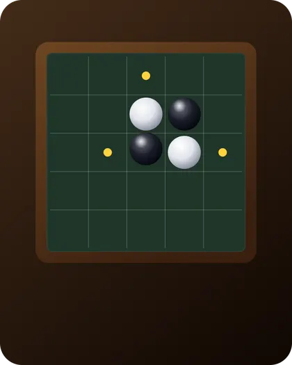 Reversi game tile
