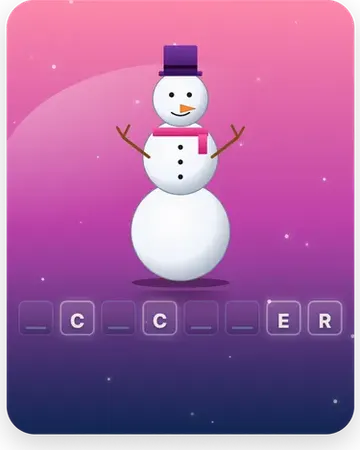 Snowman game tile
